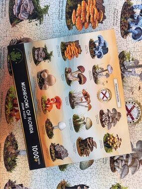 Mushrooms of Florida 1000-Piece Jigsaw Puzzle - Educational Wall Art